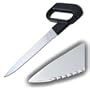 Super-Sharp 9-Inch Serrated Kitchen Knife - Ergonomic D-Handle