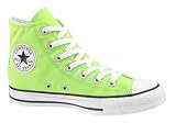 Converse Chuck Taylor All Star Hi Top Neon Green Canvas Shoes