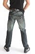 DCoy Jeans Embroidered Griffon Pocket Straight Leg Rocker Jeans