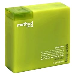 Method Body Wash, Go Getter, Green Mint, 12-Ounces (Pack of 3)