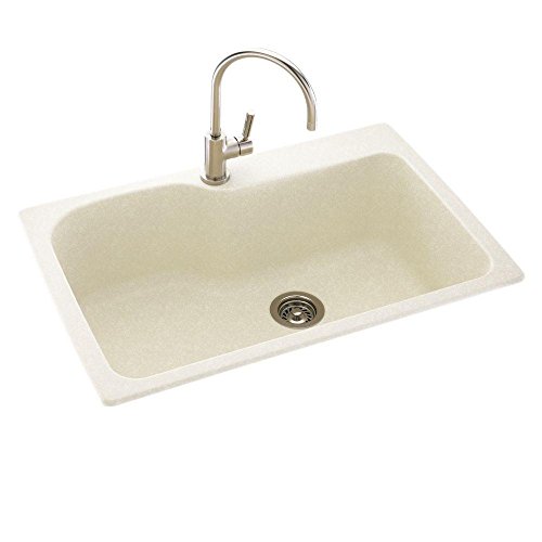 Swanstone - Dual Mount Composite 33x22x10 1-Hole Single Bowl Kitchen Sink in Tahiti Ivory - Tahiti Ivory
Swanstone - Dual Mount Composite 33x22x10 1-Hole Single Bowl Kitchen Sink in Tahiti Ivory - Tahiti Ivory
