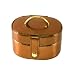 Mini Jewelry Box Case Gift Stylish For Necklace Ring Bracelet Oval Metallic