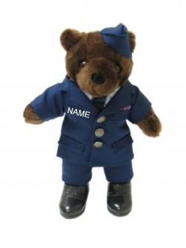 41vaGoKslIL Stuffed small 10 teddy bear in personalized custom embroidered U.S. Air Force Enlisted Service Dress Uniform