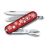 Swiss Army Holiday Snowflake Classic SD - Red Snowflake