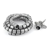 uxcell コルゲートチューブ 30mmx2m