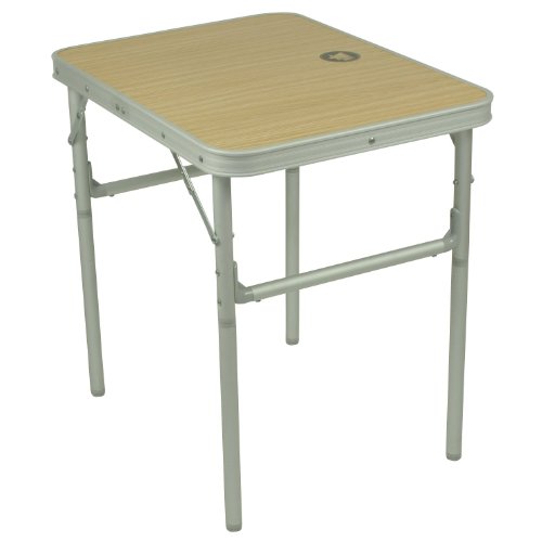 10T portable Single Table de camping 60 x 45 x 59 cm Argent