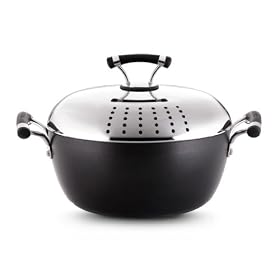 Buy Circulon Contempo Hard Anodized Nonstick 5.5-Quart Covered Straining Casserole