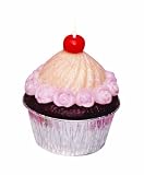 Deco Glow Cupcake Candle, Black Forest