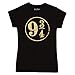 Harry Potter 9 3/4 Platform Gold Foil Juniors Tee T-Shirt (Medium)