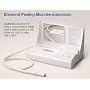 DIAMOND PEELING : MicroDERMABRASION: Peel away time with microdermabrasion to restore silky skin of younger years. First space-age home use machine with dermatology clinic results. Save money and use it in the privacy of one's home.
