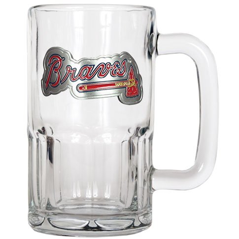 MLB Atlanta Braves 20-Ounce Root Beer Style Mug - Primary Logo