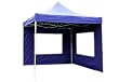 Falt Pavillon 3x3m blau 2 Seitenteile PROFI Ausf�hrung