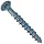 Wej-It Stalgard Coated Carbon Steel Flat Head Concrete Screw, USA Made, #3 Phillips Drive, 1/4" Diameter, 4" Length, Pack of (100)