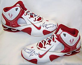 Tyrus Thomas Autographed / Signed Game Used 2007 Chicago Bulls Sneakers