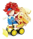 Gravel Road Gift Basket for Boy - Deluxe Dump Truck by Little Tikes makes sounds & lights