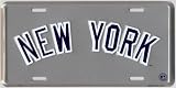 New York Yankees Road Jersey Classic Metal Auto Tag Embossed