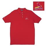 St. Louis Cardinals MLB "Classic Pique" Polo Shirt (Dark Red)