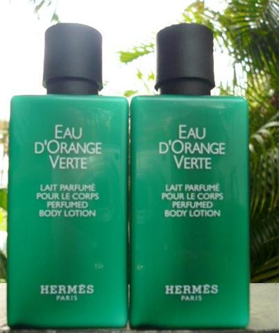 13.5oz Hermes d'Orange Verte Body Lotion (Ten 1.35 Ounce Bottles) Plus Free Priority Mail Shipping!
