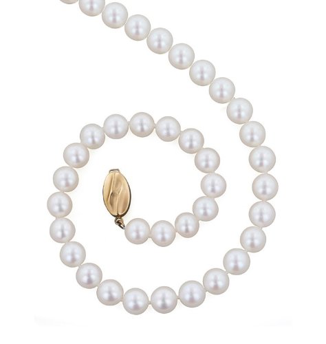 Honora 14K 8+MM White 18 Necklace