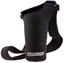 NEOSLING, Adjustable Neoprene Bottle Holder, Jet Black,