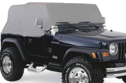 Rampage Products Jeep Wrangler Waterproof Cab CoversGreyJeepWrangler1992 to 2006Gray
