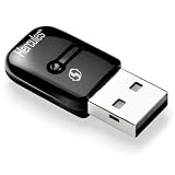 Hercules HWNUm-300 Mini cl� USB WIFI 802.11n jusqu'� 300Mbps Technologie MIMO avec 2 antennes Noirpar Hercules