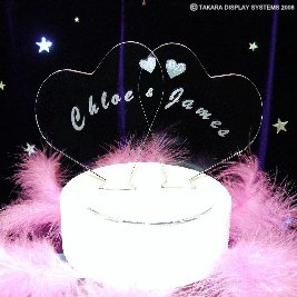 Personalised Wedding Cake Topper Stand By Takara
