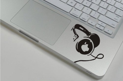 Keypad - Headphones Macbook Symbol Keypad Iphone Apple Ipad Decal Skin Sticker Laptop