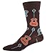 Socksmith Guitars Socks Brown Size 10-13, 1 EA