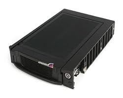 StarTech.com 5.25-Inch SATA Hard Drive Mobile Rack Drawer DRW110SATBK, Black