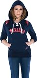 Washington Wizards Women's Touch Laced Up Fleece Hooded Sweatshirt - by Alyssa Milano
