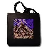 Art of Jolie E Bonnette Humanoids - Thor Mythology Tribal Abstract Norse Pagan Asatru - Tote Bags