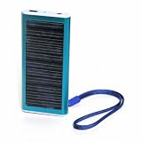 Solar Charger with Integrated Battery (BLUE)
