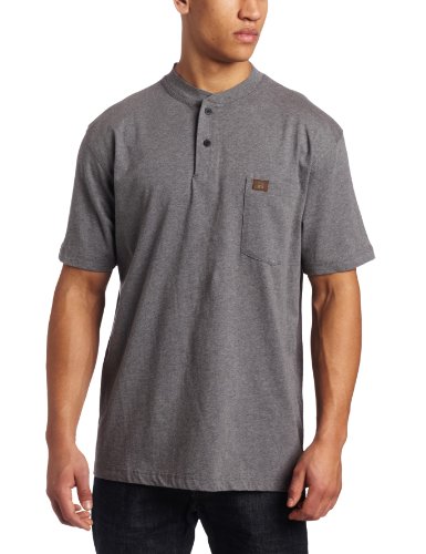 Wrangler RIGGS WORKWEAR Men's Short Sleeve Henley Tee