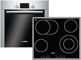 BOSCH HBD541C50 SET Einbau Backofen + Glaskeramik Kochfeld