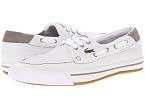 Lacoste Mens Sculler Lo WCR White Boat Shoes