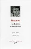 Pedigree et autres romans