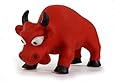 Knight Pet Latex Ox Toy, Red