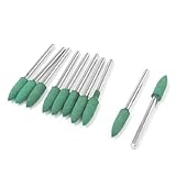 uxcell ポイントマウント　砥石　10個　6mmx16mm 3mm シャンク　研削グリーン