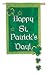 St. Patrick's Day with Spinning Clovers Regular Size Applique Flag