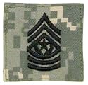 ACU Digital Camouflage COMMAND SERGEANT MAJOR Insignia Velcro Backed Patch