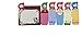 Cute muñecas rusas Matryoshka Pegatina Bookmark Marker Memo Índice Tab 180 páginas