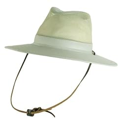 STONE COLORED, SAFARI / INDIANA JONES / FEDORA CANVAS MESH HAT ** LARGE / EXTRA LARGE