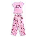 Stupid Factory - Girl Short Sleeve Pajamas, Pink