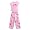Stupid Factory - Girl Short Sleeve Pajamas, Pink (Size 5/6)