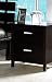 Coaster Contemporary Style Night Stand, Cappuccino Wood Finish