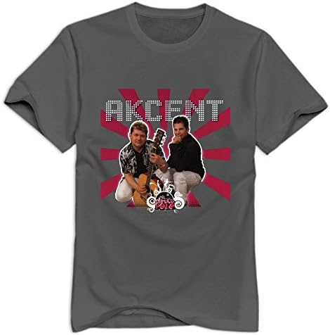 GYKU Men's Akcent T-Shirt DeepHeather US Size M,100% Cotton