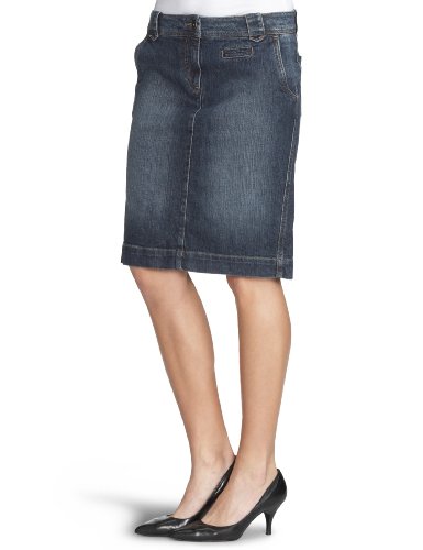Henry Cottons Damen Rock/ Knielang Regular Fit, 110132700860/5 Pocket Rock, Gr. 36 (IT 42) Preisvergleich