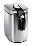 simplehuman Small Slim Canister, Fingerprint-Proof Stainless Steel simplehuman Small Slim Canister, Fingerprint-Proof Stainless Steel