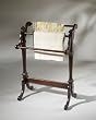 Blanket or Clothes Drying Stand w Cherry Finish